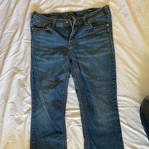 Silver aiko jeans bootcut